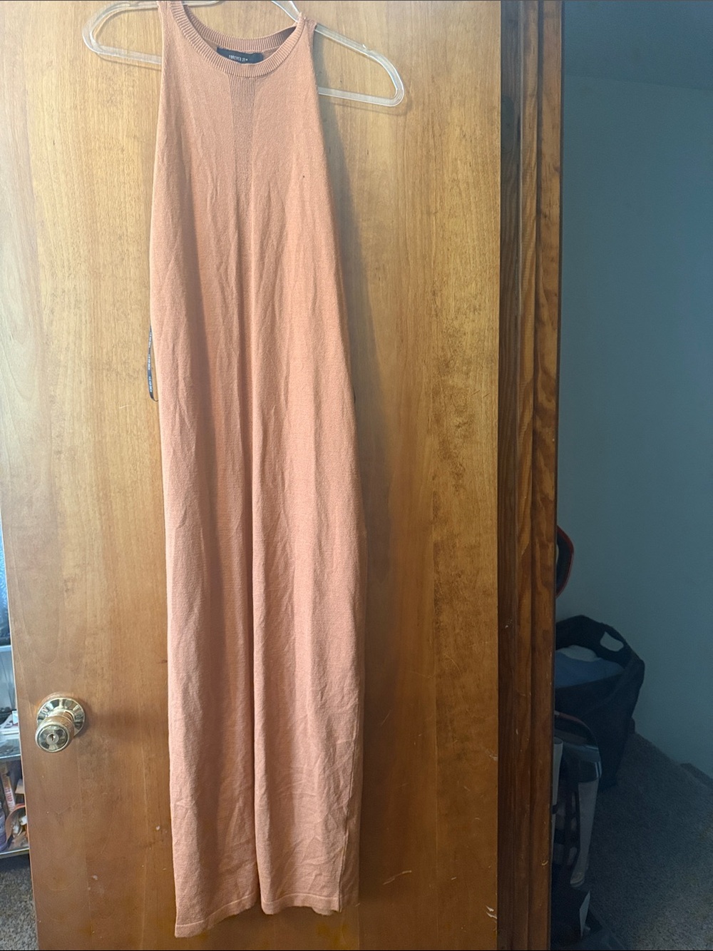 Forever 21 Rust-Toned Sleeveless Maxi Dress